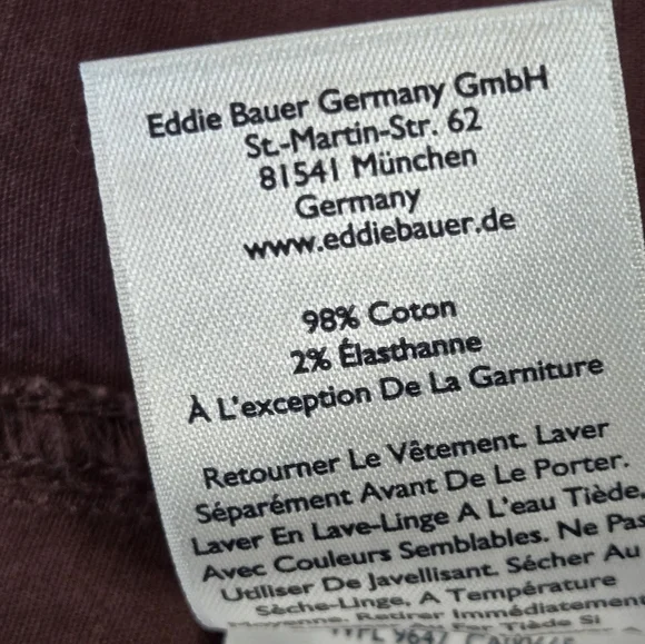 Eddie Bauer Jogger Pants, Brown, 16 - Picture 9 of 14